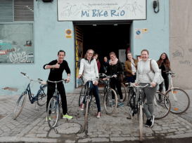 Capicúa en bicileta por Madri Río